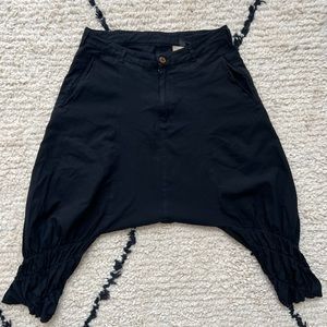 Comme des Garçons drop crotch pants